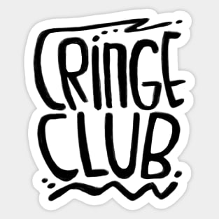 Cringe Club Sticker